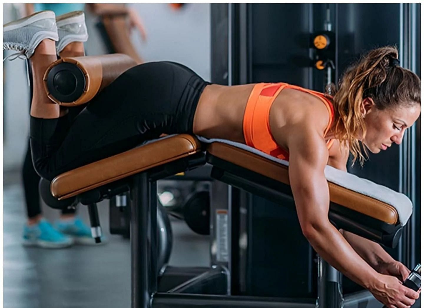 Leg curl is an effective leg exercise equipment. (Image sourced via toutelanutrition.com)
